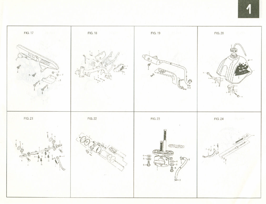JINCHENG CIVET 70 JC70Y DIRT Bike Parts Manual Catalog DOWNL preview img 3