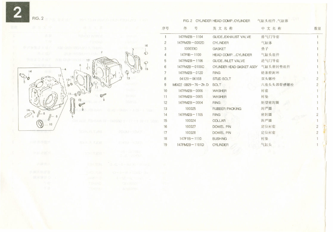 JINCHENG CIVET 70 JC70Y DIRT Bike Parts Manual Catalog DOWNL preview img 6