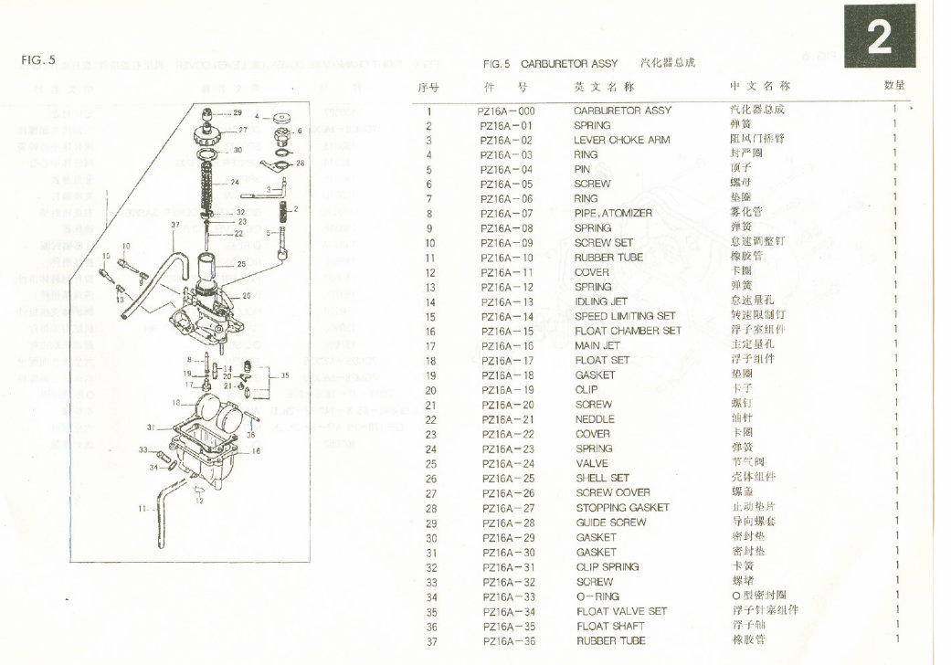 JINCHENG CIVET 70 JC70Y DIRT Bike Parts Manual Catalog DOWNL preview img 9
