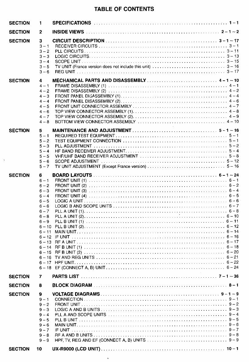 ICOM IC-R9000L Service Repair Manual | eManualOnline