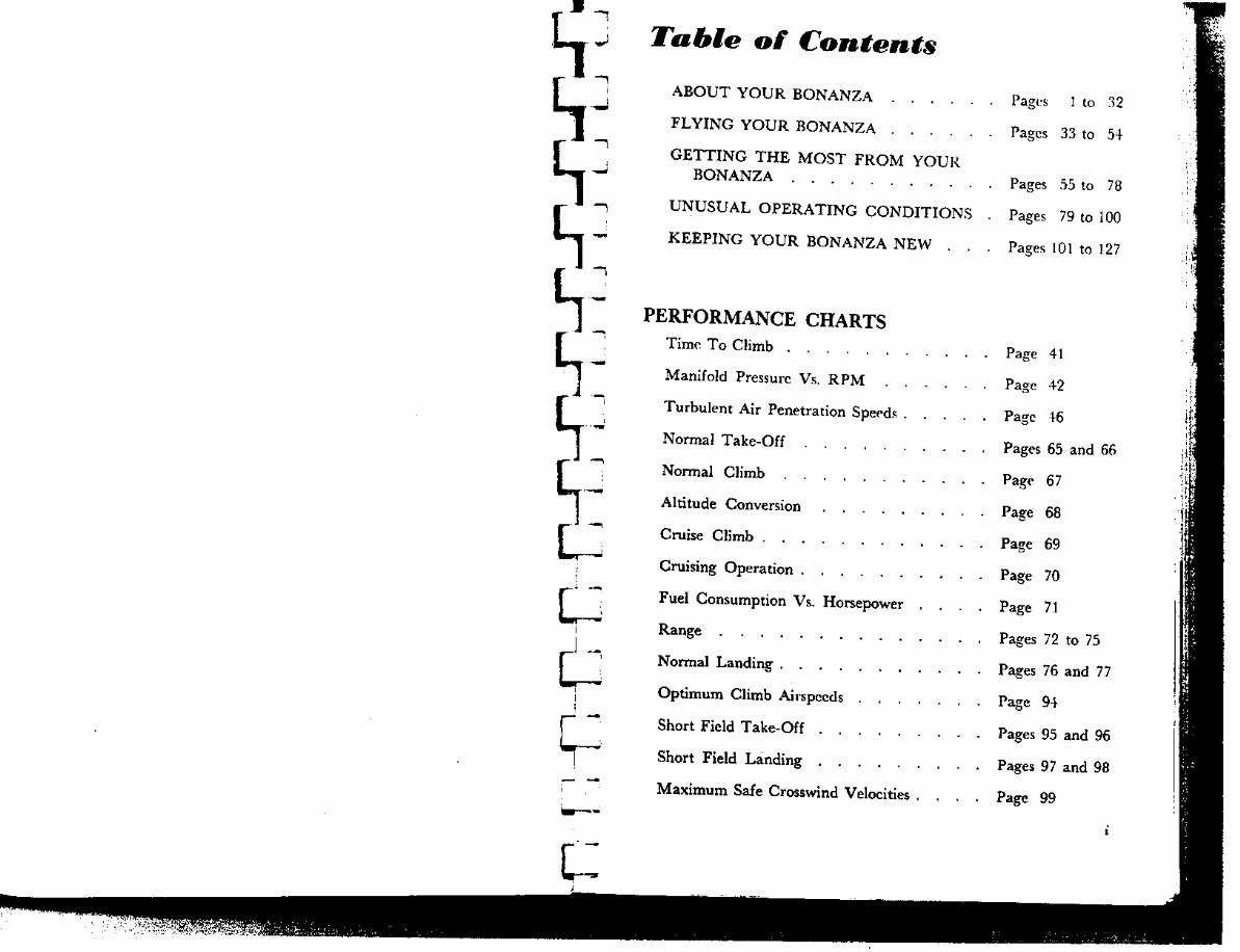 Beechcraft Bonanza J35 J-35 Owners Manual Handbook POH - preview img 4