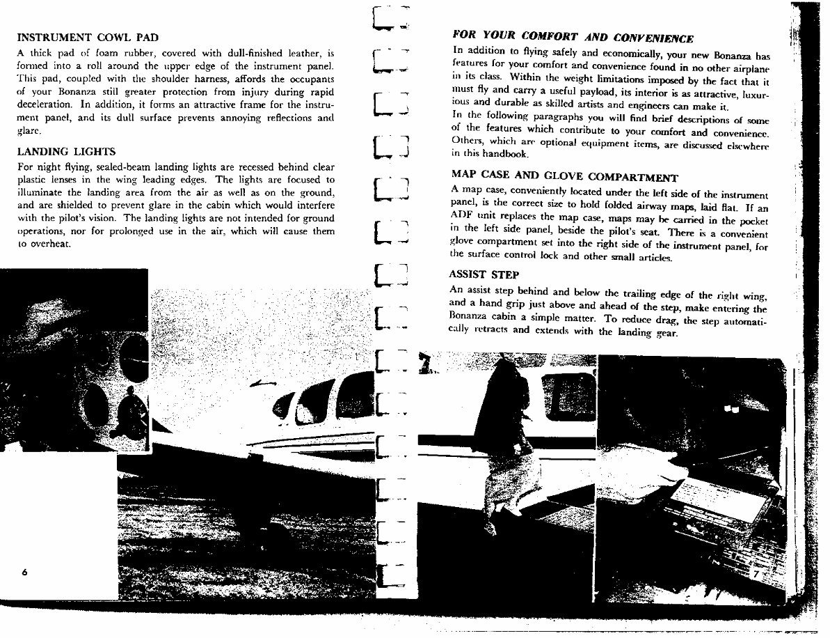 Beechcraft Bonanza J35 J-35 Owners Manual Handbook POH - preview img 9