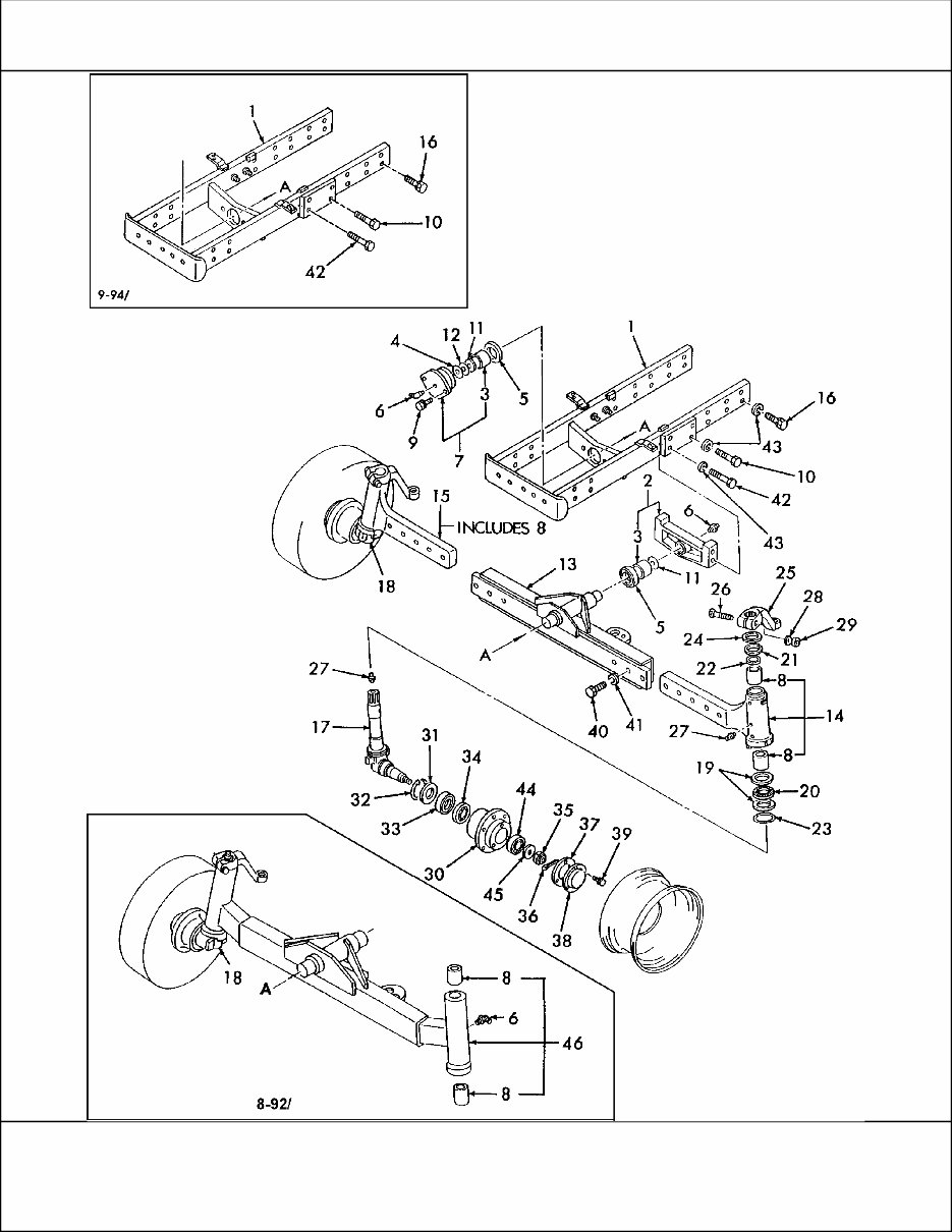 FORD 1620 3 CYLINDER COMPACT Tractor ILLUSTRATED Parts LIST Manual preview img 10