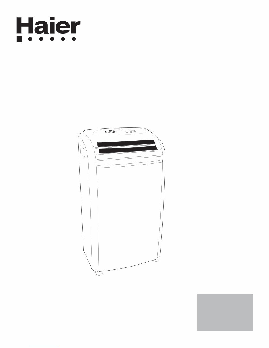 Haier HPR99XC5 C PORTABLE Air CONDITIONER OWNER Manual preview img 1