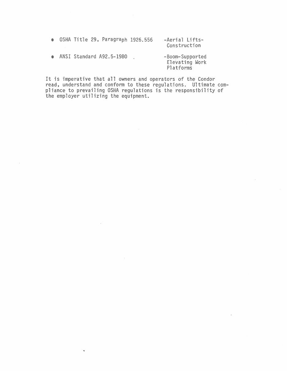 Calavar self-propelled condor models 86 Operation/maintenance and illustrated parts manual ! (Part No.92238) preview img 7