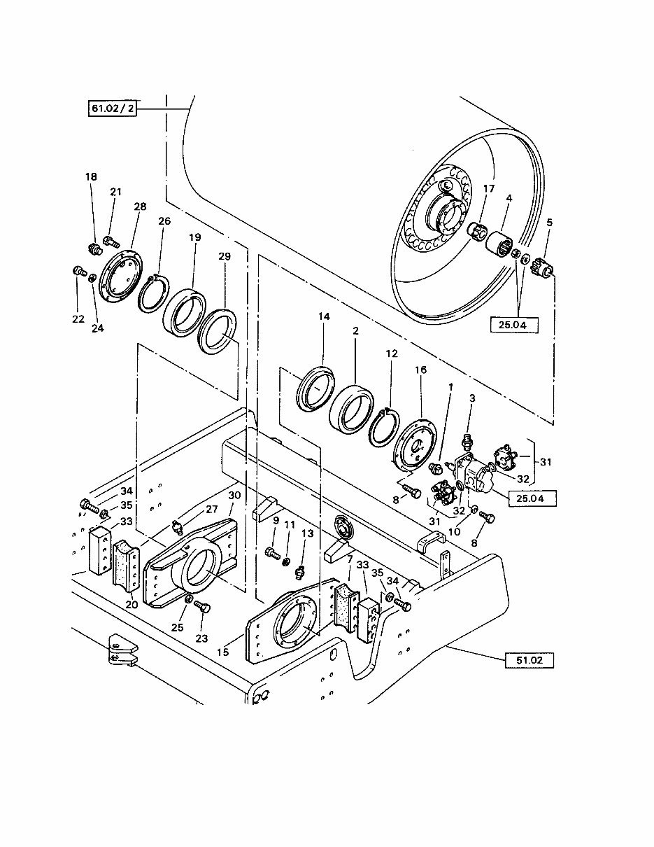 Bomag BW 212-2 Single drum vibratory rollers Service Parts Catalogue Manual SN101400080239 - 101400080284 preview img 9
