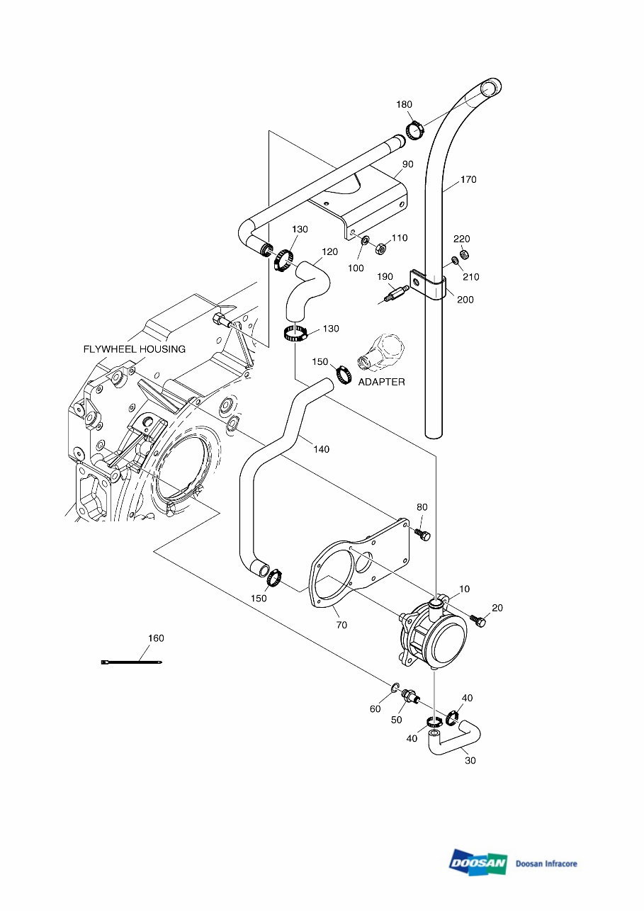 DAEWOO DOOSAN DX300LL FORESTRY MACHINE Service Parts Catalogue Manual preview img 10