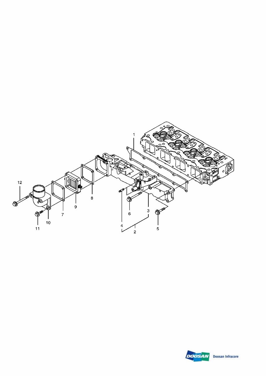 DOOSAN E60 COMPACT Excavator Service Parts Catalogue Manual preview img 10