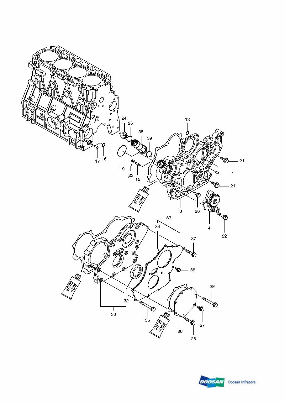 DOOSAN E60 COMPACT Excavator Service Parts Catalogue Manual preview img 3