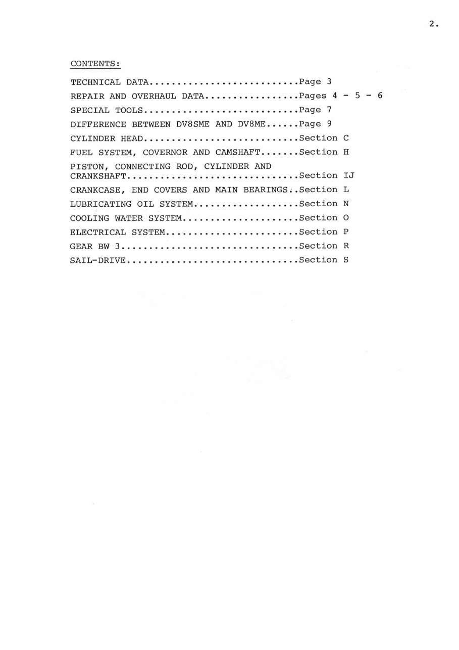 Bukh Diesel Engine Dv8 Sme / Me Workshop Manual preview img 2