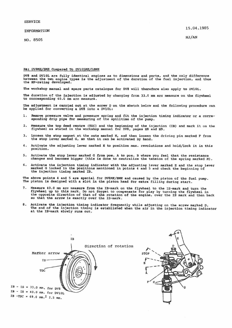 Bukh Diesel Engine Dv8 Sme / Me Workshop Manual preview img 7