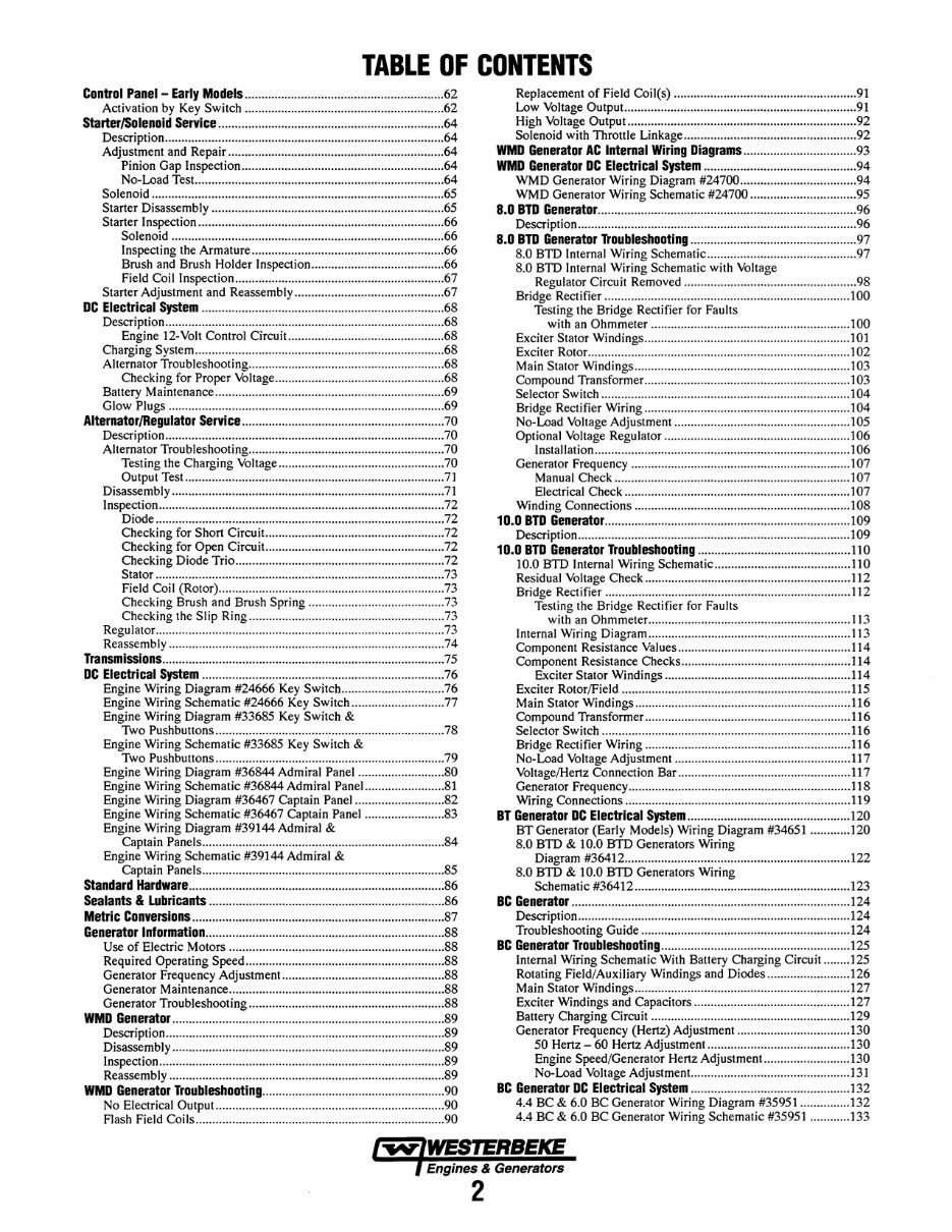WESTERBEKE 2-3 CYLINDER Marine Diesel EngineS GeneratorS*Fac preview img 8