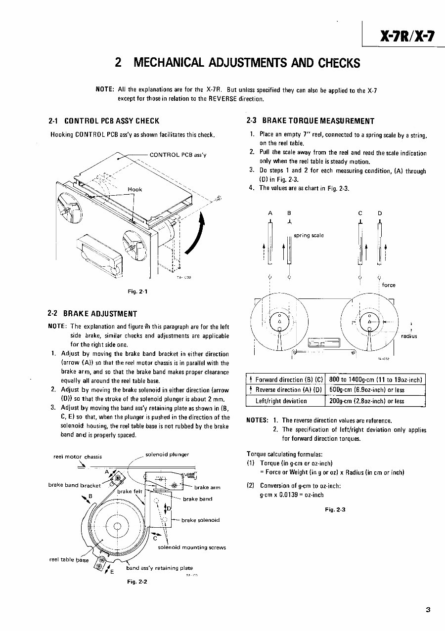 Teac X-10-R reel tape recorder Service Manual preview img 3