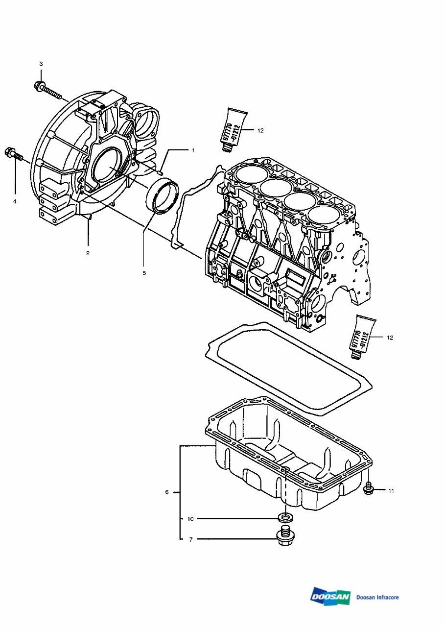 DAEWOO DOOSAN SOLAR 55W-V (55WV) wheeled excavator Service Parts Catalogue Manual preview img 5