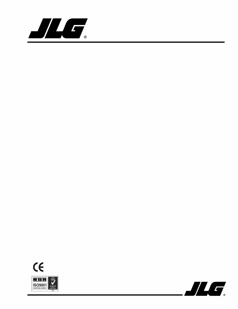 JLG LiftLux Scissors 245-12 Service Repair And Maintenance Manual (P/N:3121313) preview img 1