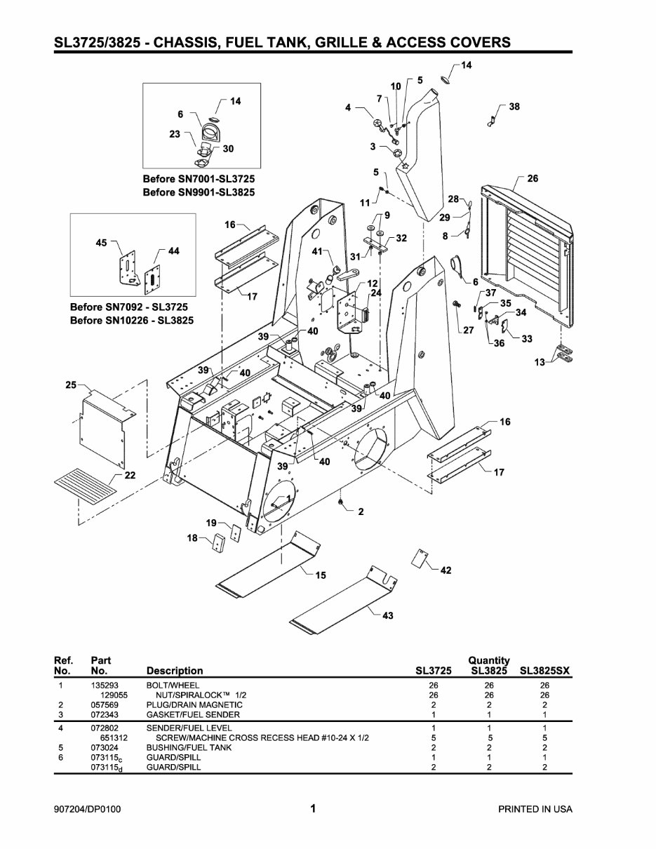 GEHL SL3725, SL3825 Skid-Steer Loader Parts Manual preview img 4