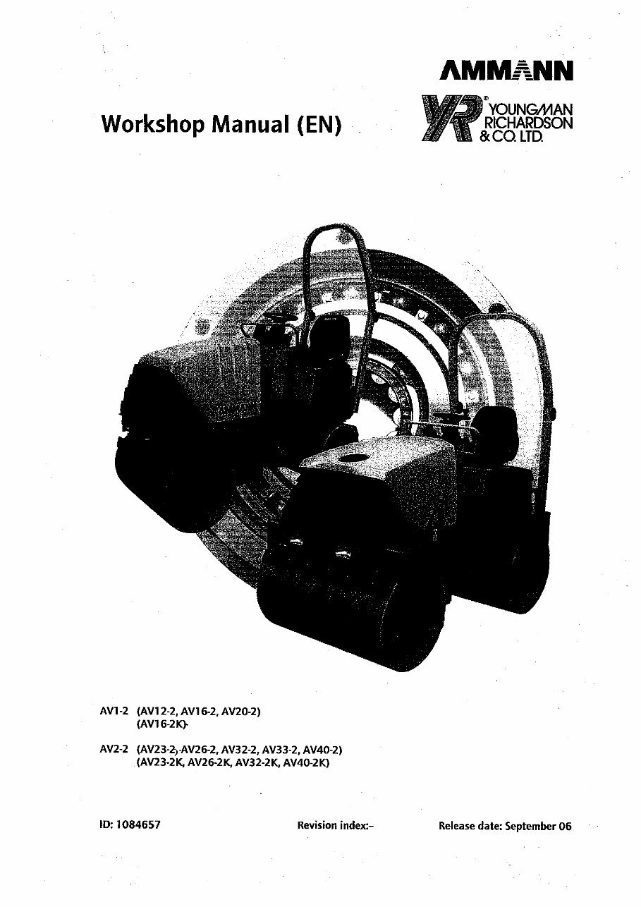 Ammann AV40-2K workshop service manual preview img 1