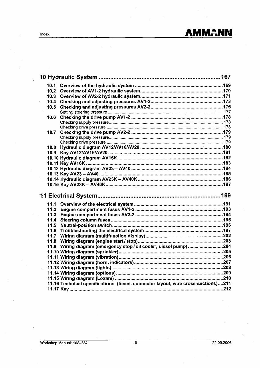 Ammann AV40-2K workshop service manual preview img 8