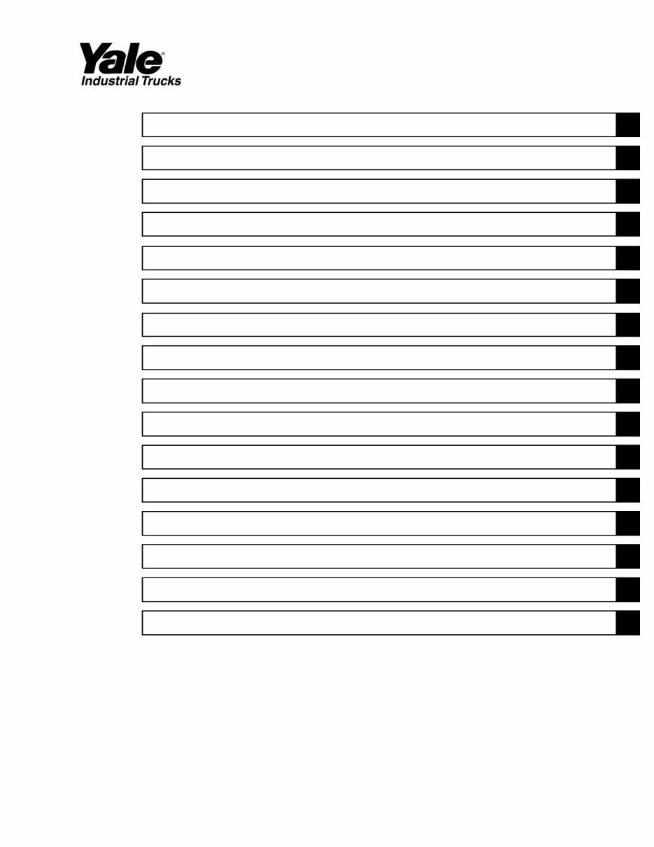 Yale (A875) GDP 040 RG, GDP 050 RG Forklift Parts Manual preview img 3