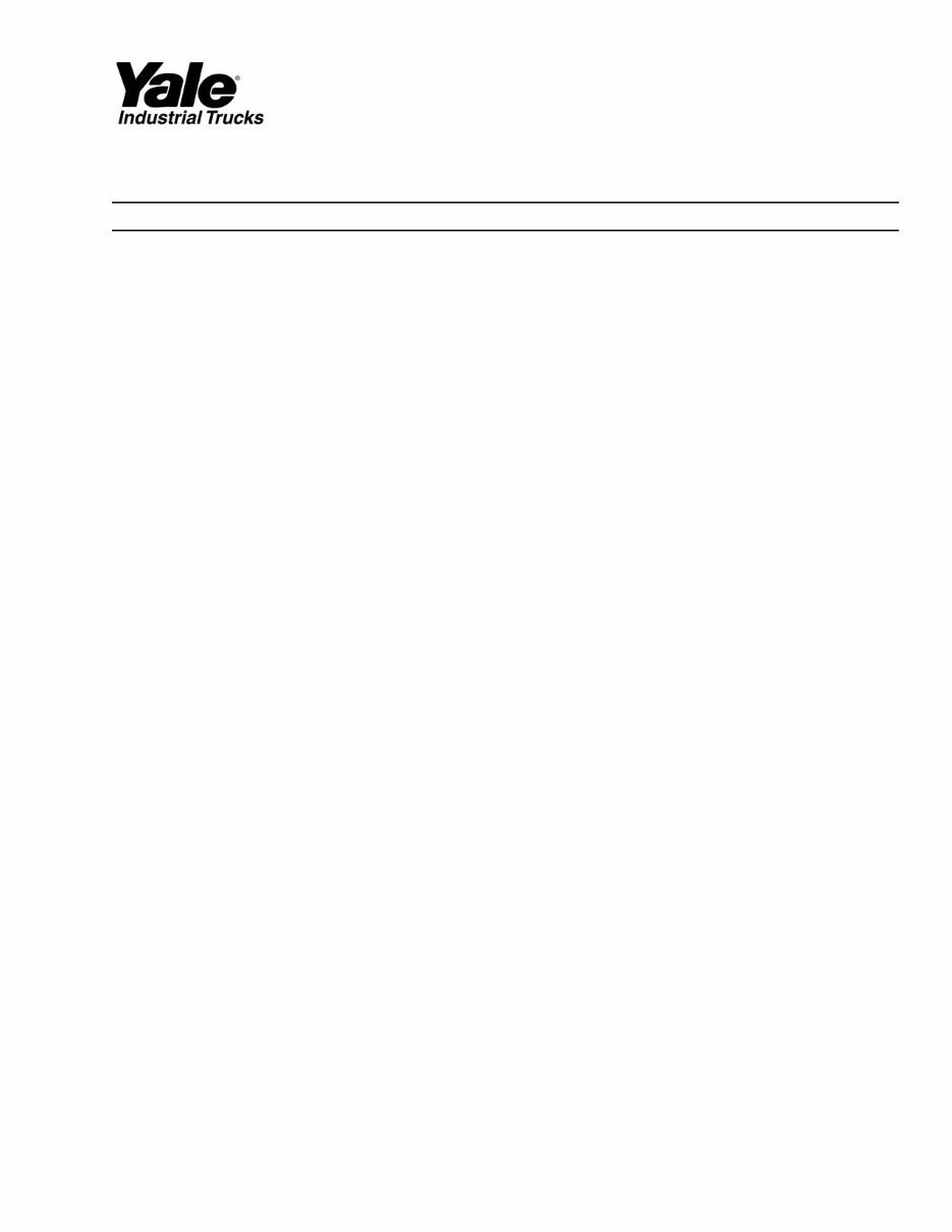 Yale (A875) GDP 040 RG, GDP 050 RG Forklift Parts Manual preview img 5