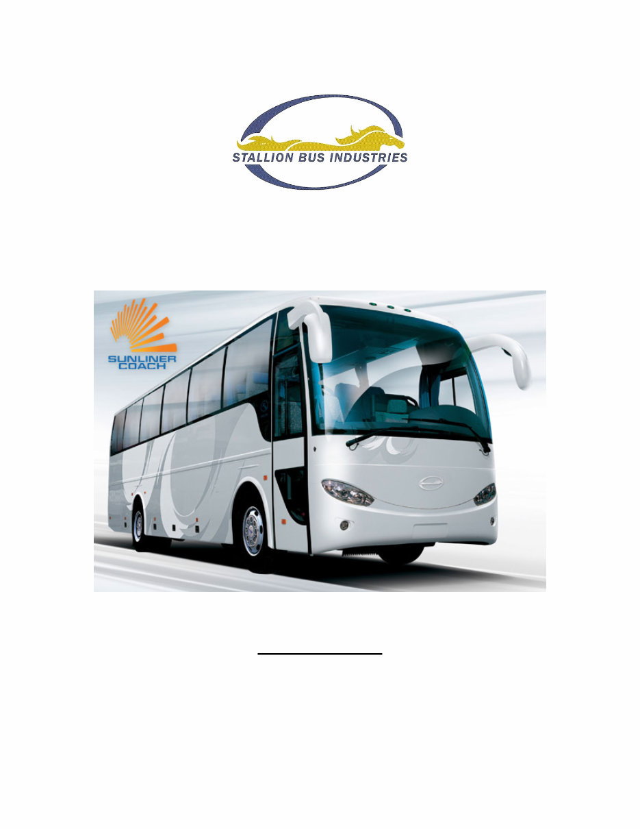 Sunliner Coach Stallion Bus SLC938 Service Manual we have 3000+ manuals not all are listed here on preview img 1