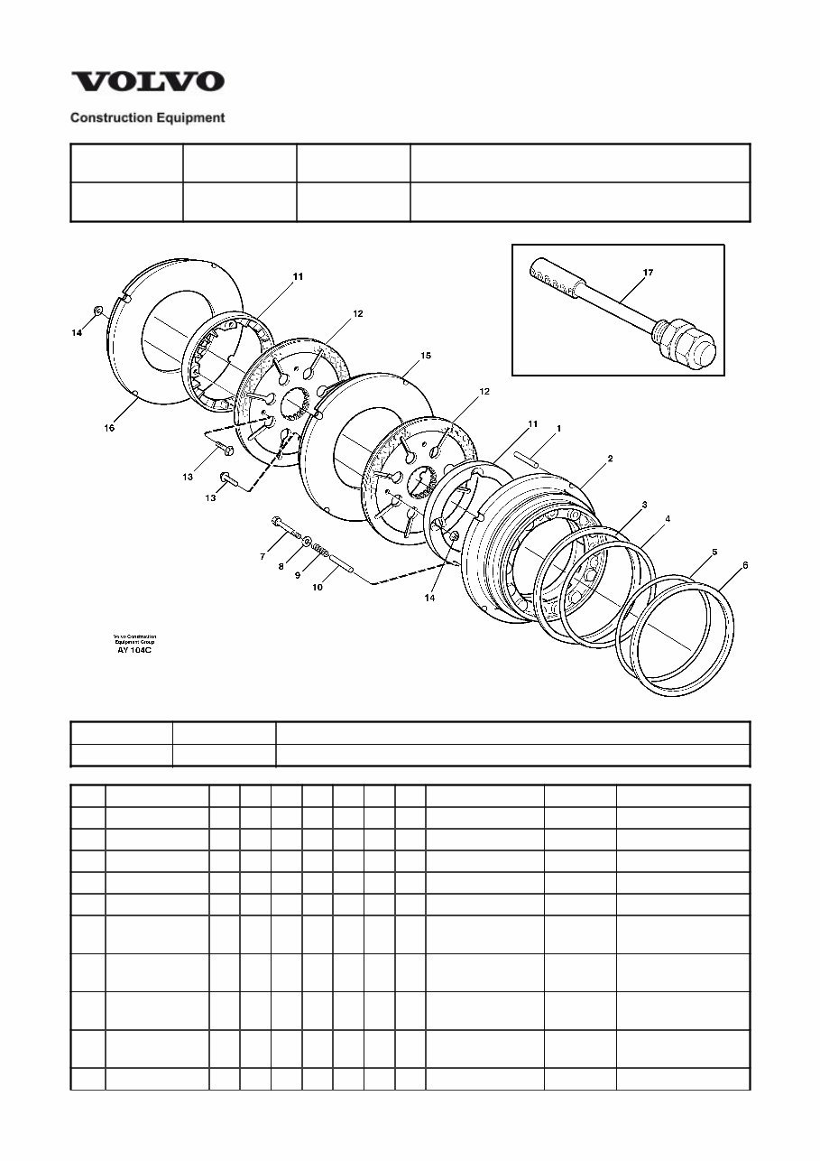 Volvo L220D Wheel Loader Service Parts Catalogue Manual INSTANT (SN: 1001-10000) preview img 1