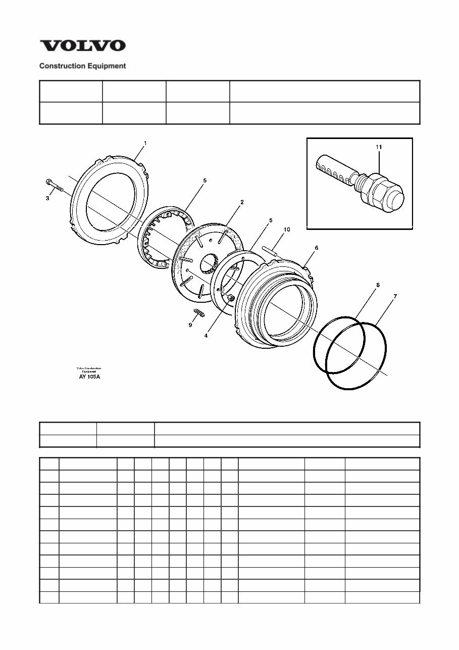 Volvo L220D Wheel Loader Service Parts Catalogue Manual INSTANT (SN: 1001-10000) preview img 3