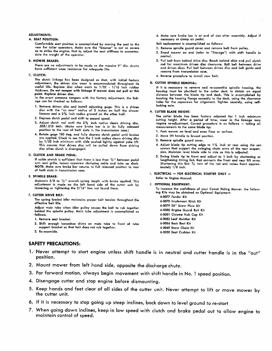 Snapper Comet 304R 306R 304RD 306RD 306RDS Service Parts Manual with exploded views preview img 3