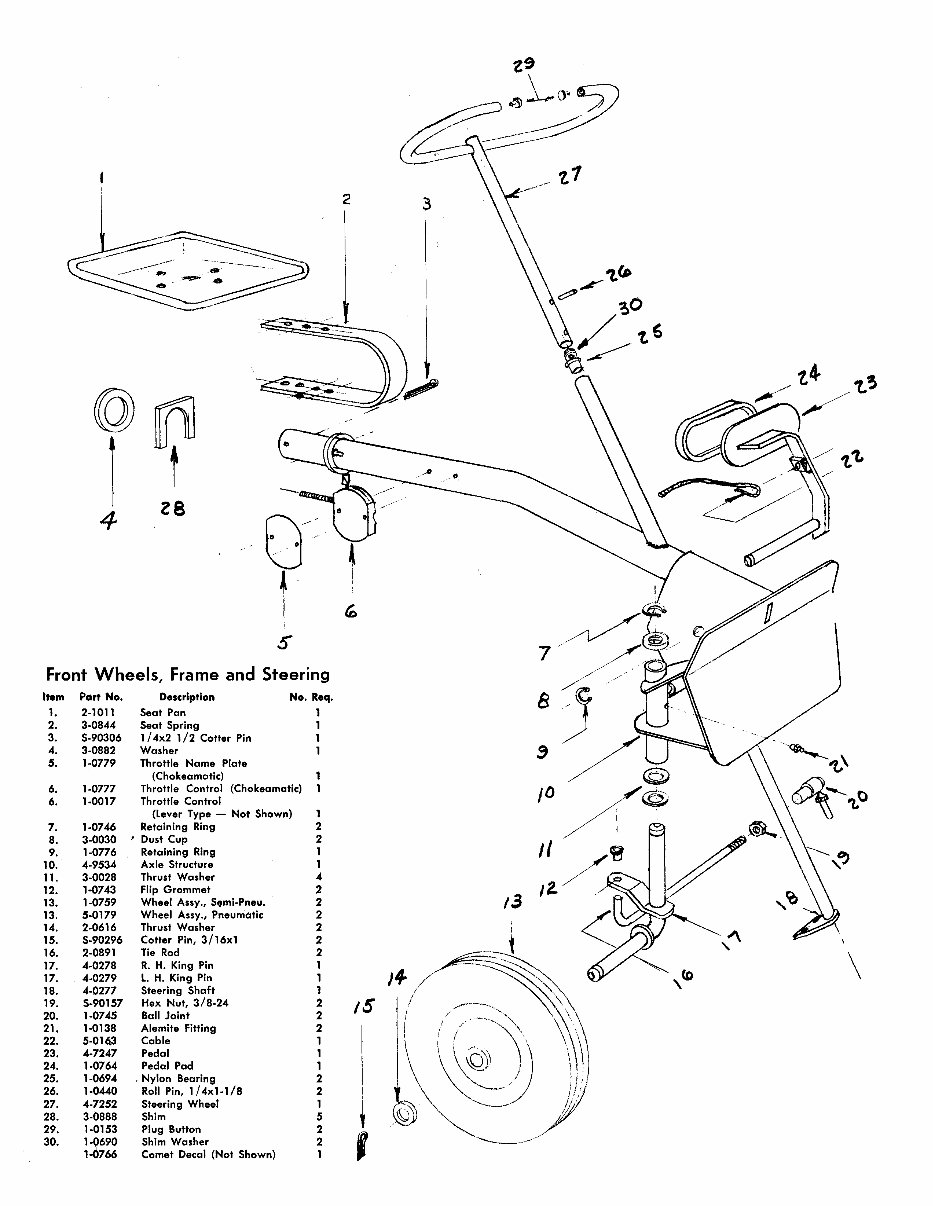 Snapper Comet 304R 306R 304RD 306RD 306RDS Service Parts Manual with exploded views preview img 8