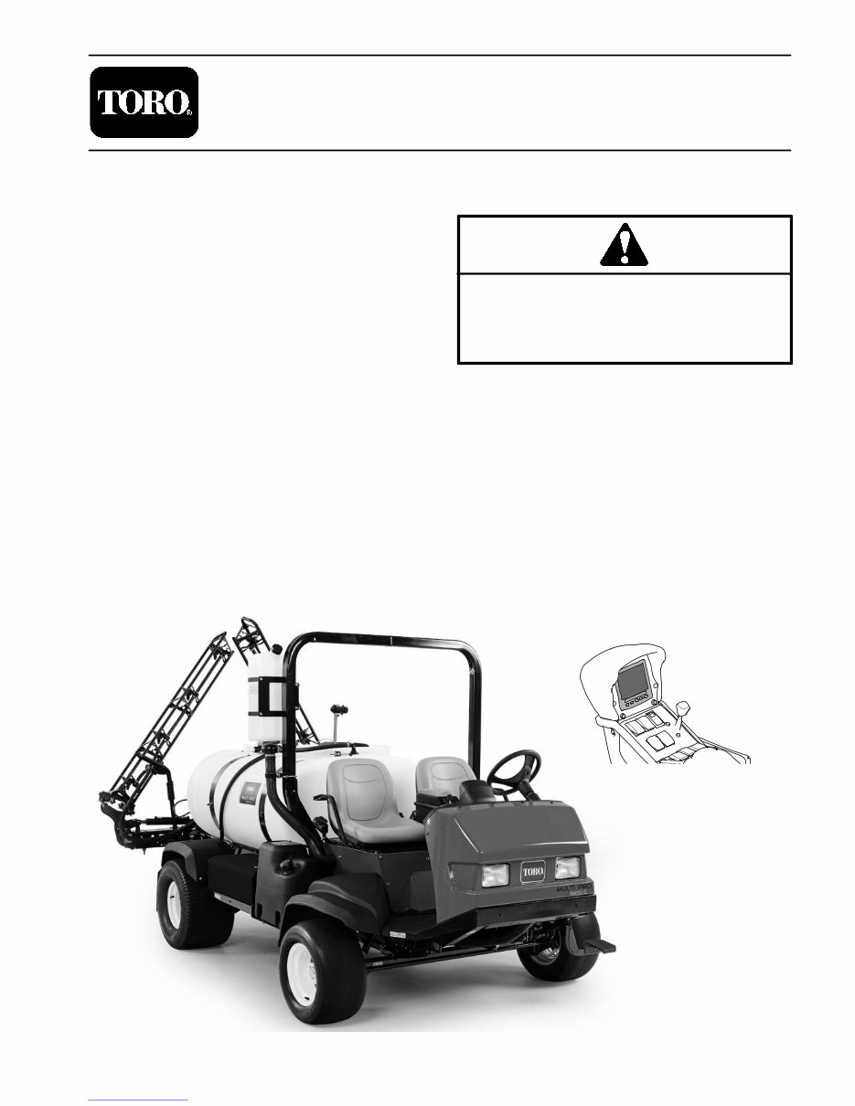 MULTI PRO 5800 Service Workshop Repair Manual preview img 1