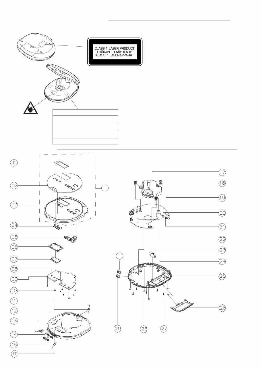 Sanyo CDP M400 CD PLAYER With MP3 RECODER Service Manual preview img 2