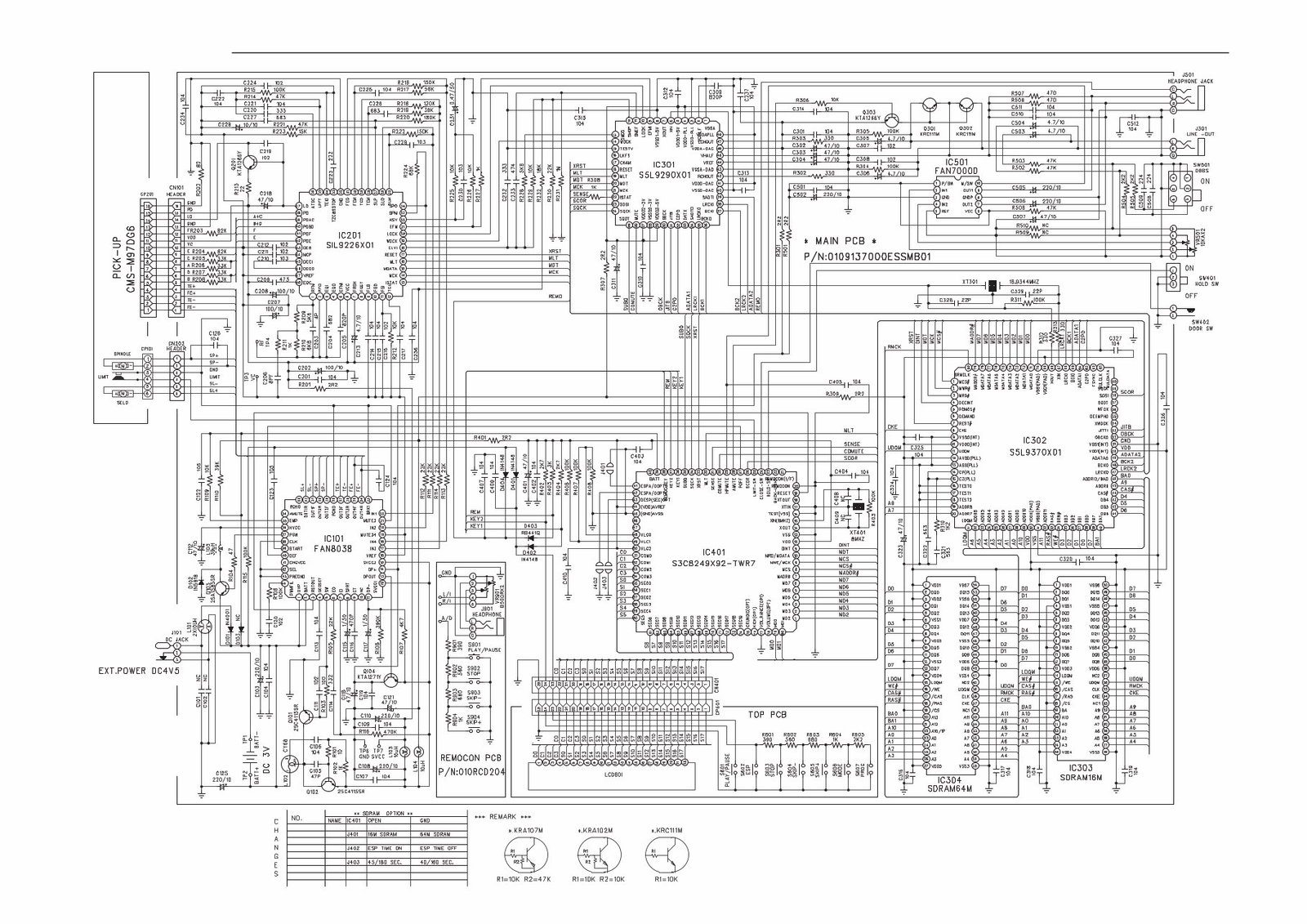 Sanyo CDP M400 CD PLAYER With MP3 RECODER Service Manual preview img 7