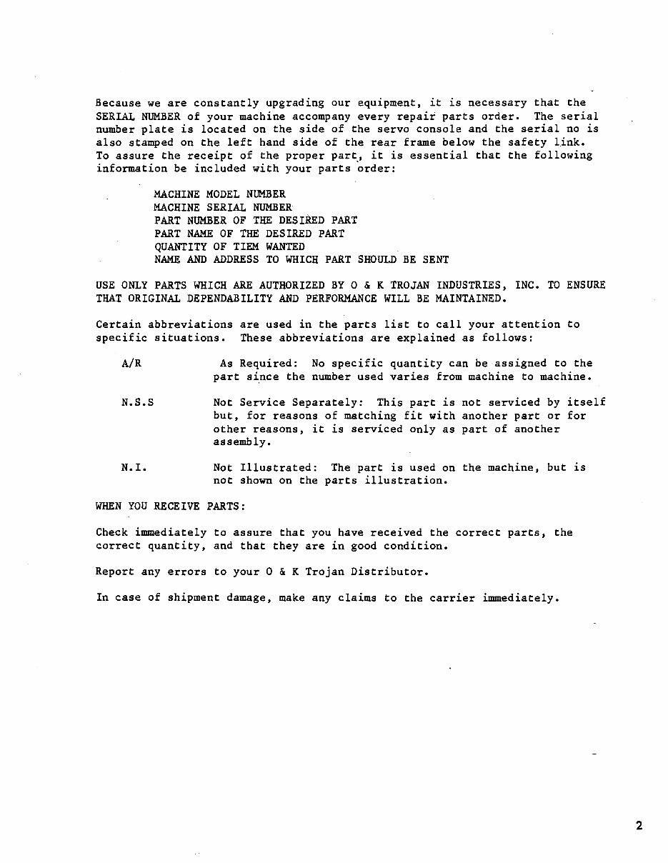 TROJAN LOADERS L45-4500Z-TB126 Parts Manual preview img 4