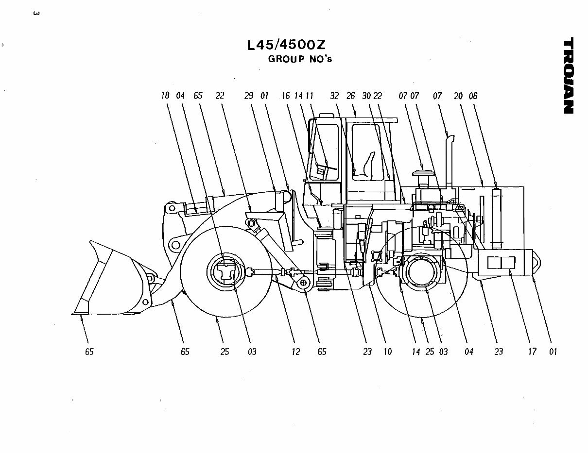 TROJAN LOADERS L45-4500Z-TB126 Parts Manual preview img 5