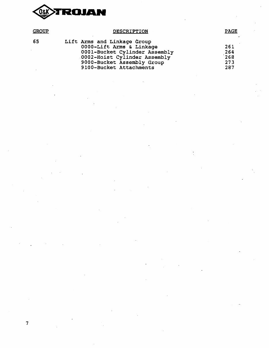 TROJAN LOADERS L45-4500Z-TB126 Parts Manual preview img 9