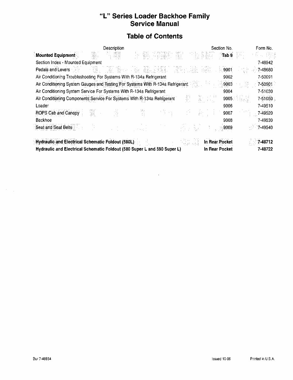 Case 580 Super L, 580L, 590 Super L Service Manual preview img 3