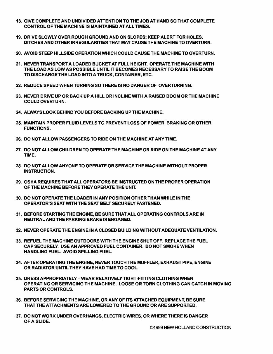 New Holland CE DC180 Service Manual preview img 10