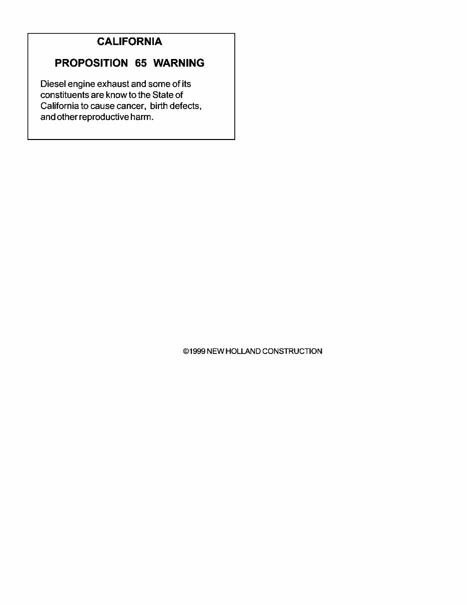 New Holland CE DC180 Service Manual preview img 8