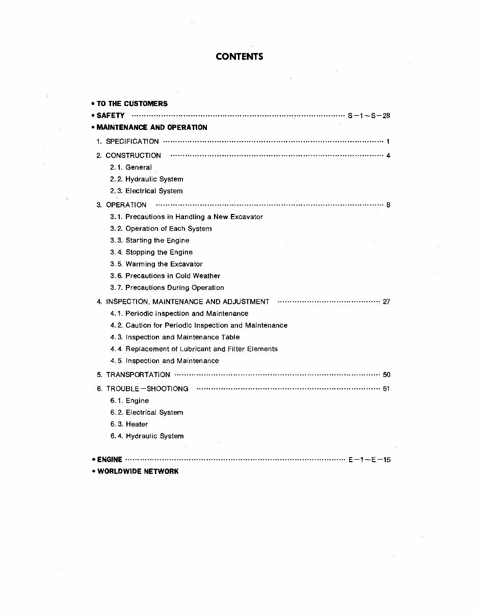 Daewoo Doosan DH130-2 Operator's Manual preview img 4