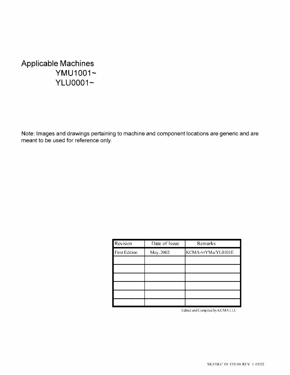 Kobelco ED180, SK150, SK150LC Service Manual preview img 10