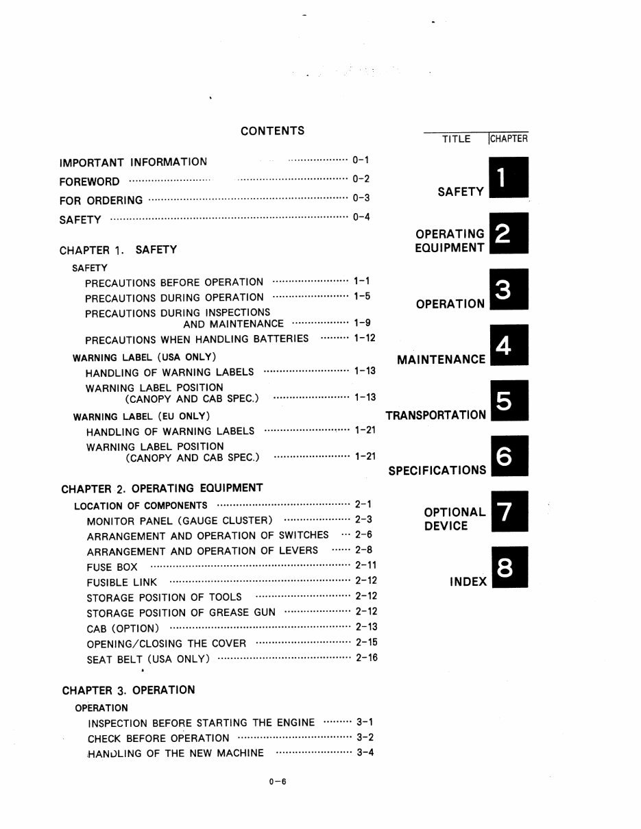 Kobelco SK40SR, SK45SR Operators Manual preview img 10