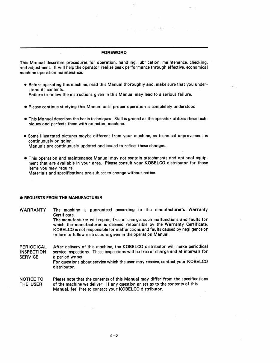 Kobelco SK40SR, SK45SR Operators Manual preview img 5