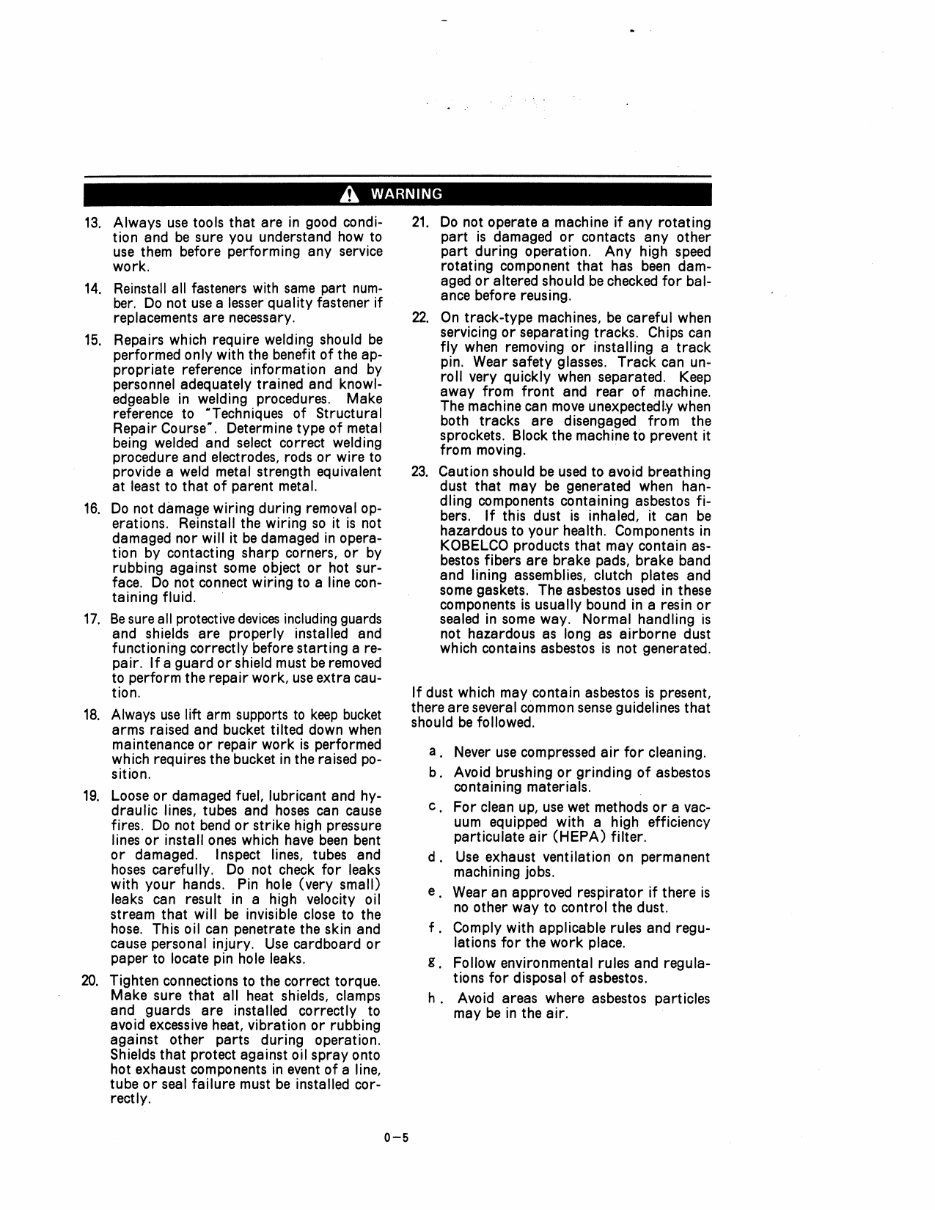 Kobelco SK40SR, SK45SR Operators Manual preview img 8