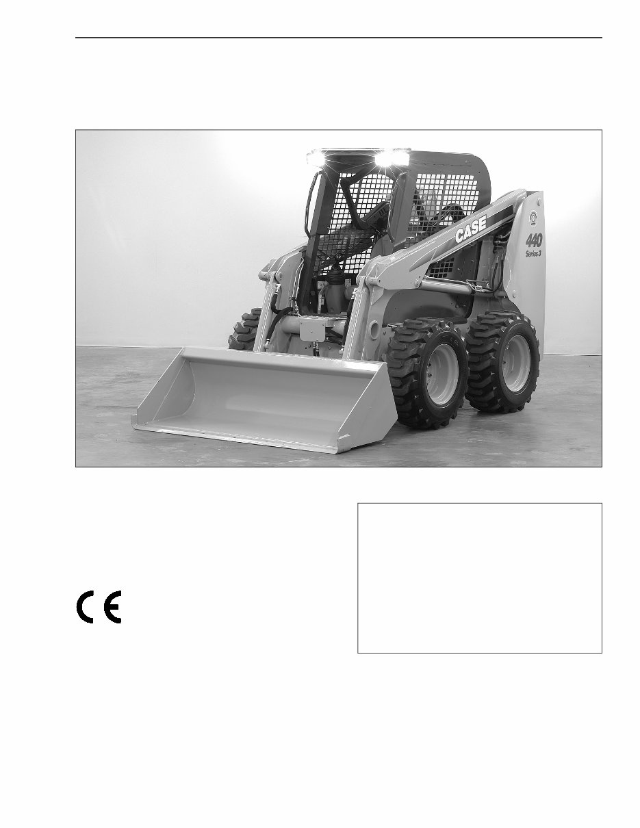 Case 420, 420CT, 430, 440, 440CT Operators Manual preview img 8