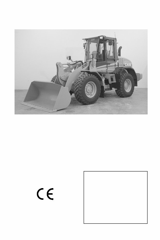 Case 521D Operators Manual preview img 6