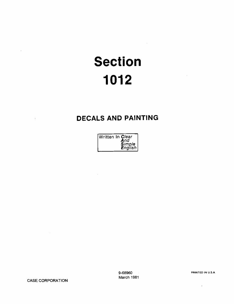Case W20B Service Manual preview img 5