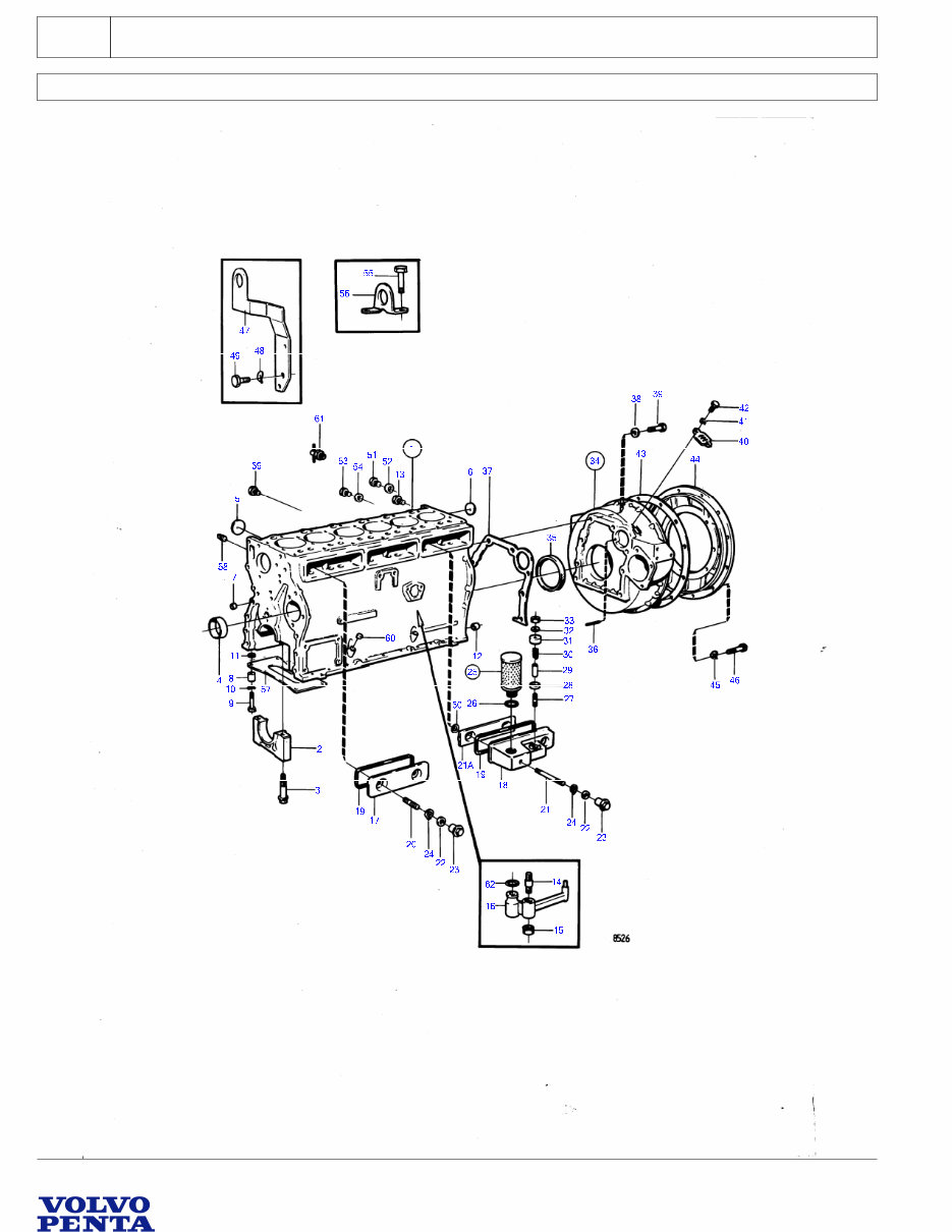 Volvo Penta MD40A, TMD40A, TMD40B, TMD40C, AQD40A, TAMD40A, TAMD40B, AD40B, AQAD40A, AQAD40B Parts Manual preview img 9