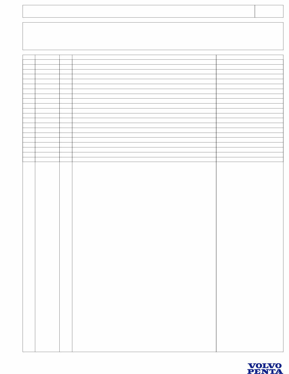 Volvo Penta V6-200-G, V6-240-G, V6-280-G Parts Manual preview img 2