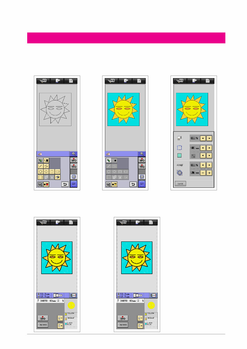 Brother My Custom Design 1.0 Embroidery Data Creation Software Instructrion Manual preview img 9
