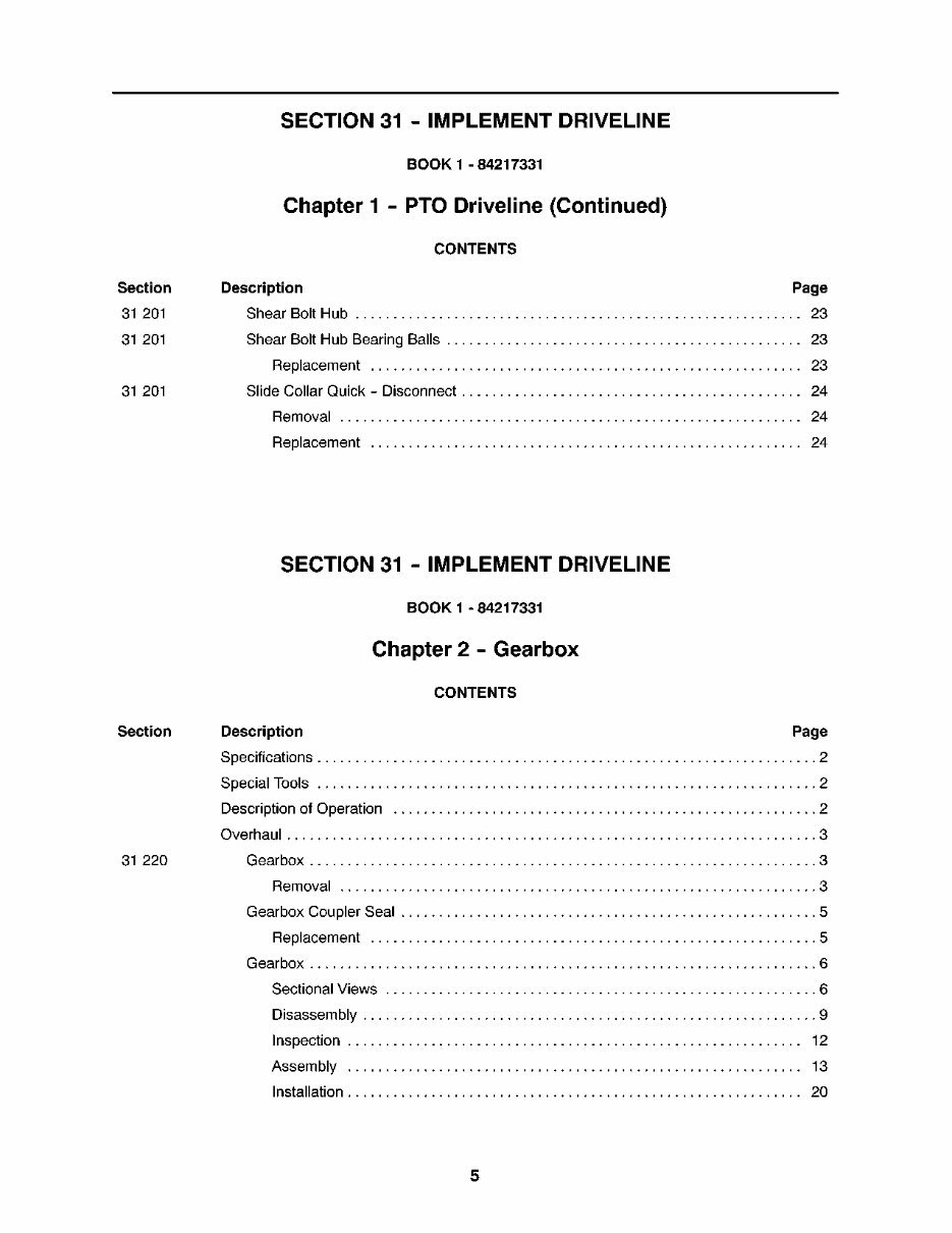 New Holland BR7060, BR7070 Service Manual preview img 5